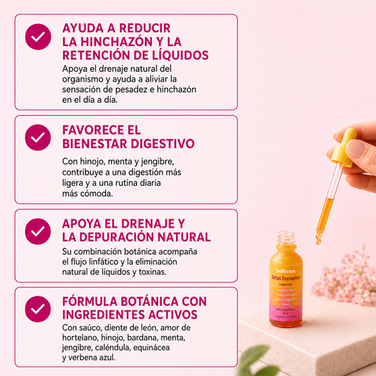 BALANCE – Gotas Drenantes Naturales.